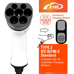 Type 2 Charging Cable 5M 32A for BYD Atto3 Seal Dolphin Sealion 6 7 Shark 6