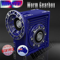 NMRV075 7.5:1 Worm Reducer B5 28mm Input Shaft  Compatible with 100 Frame Motors