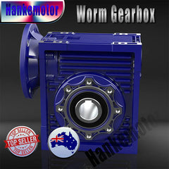 NMRV075 7.5:1 Worm Reducer B5 28mm Input Shaft  Compatible with 100 Frame Motors