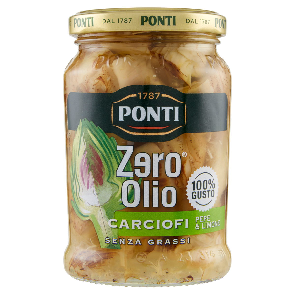 PONTI CARCIOFI SENZA OLIO 300g (12 in a box)