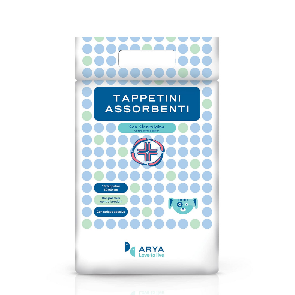 Arya Puppy Pads With Chlorhexidine - 60 x 60 cm 10/pk