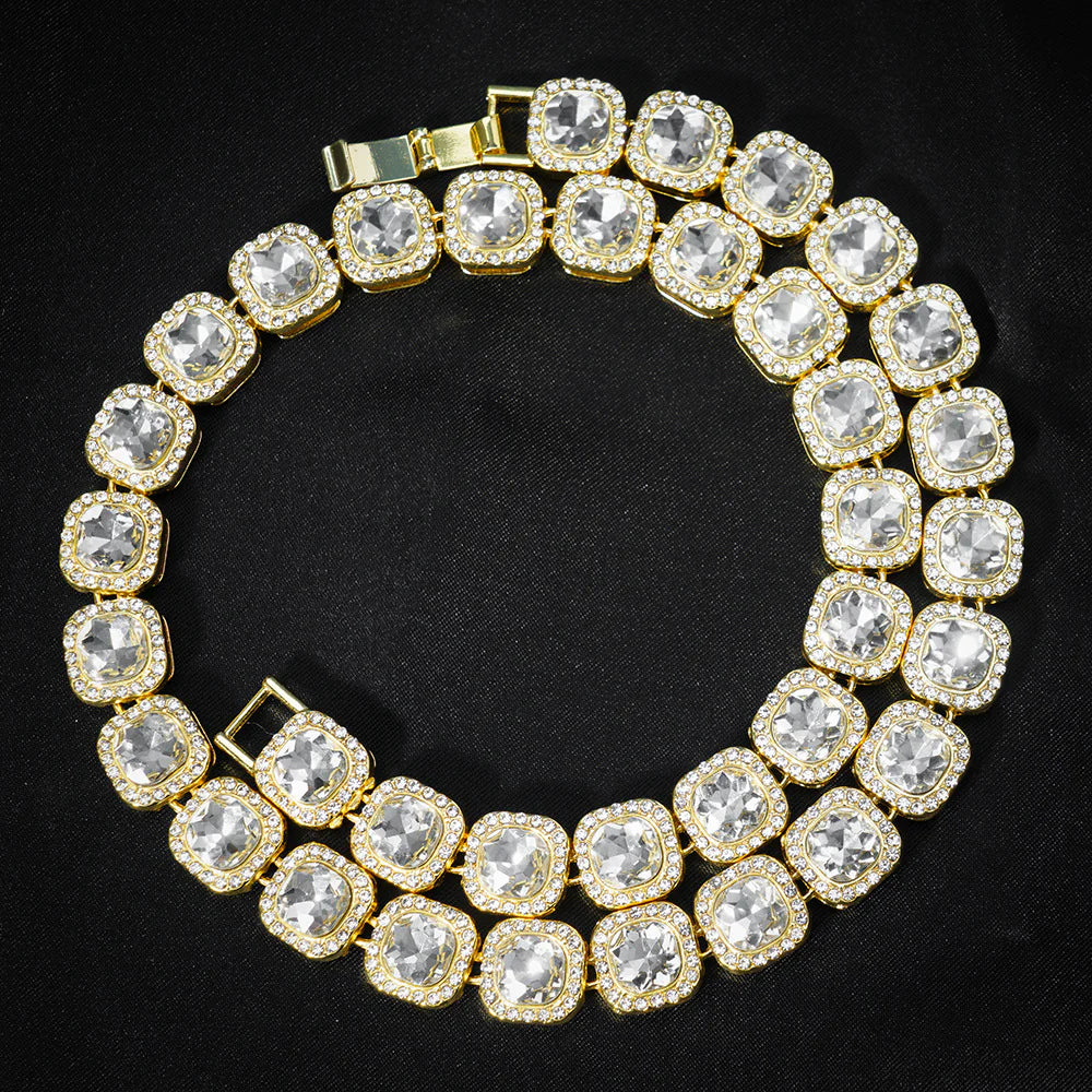 Statement Square Choker Necklace