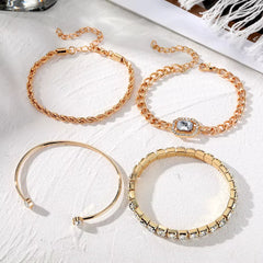 4pc Luxe Touch Bracelet Set