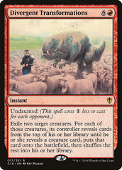 Divergent Transformations [Commander 2016]