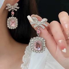 Square Ribbon Earrings