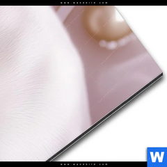 Alu Dibond Bild Mops Im Bluetenmeer Schmal Material