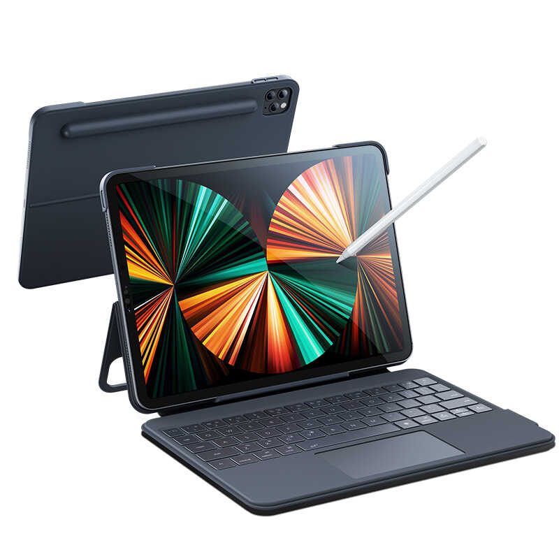 iPad Pro 12.9 2018 (3.Nesil) Benks KB02 Kablosuz Klavyeli Kılıf