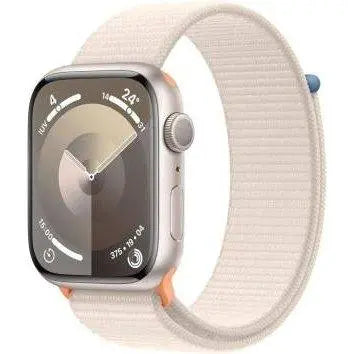 Apple Watch Serie9 45mm Aluminium Case StarLight  Sport Loop StarLight EU MR983QC/A-0