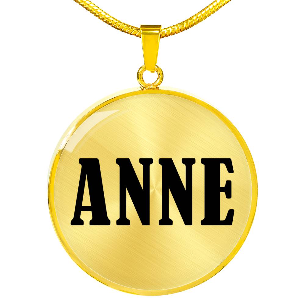 Anne v01 - 18k Gold Finished Luxury Necklace