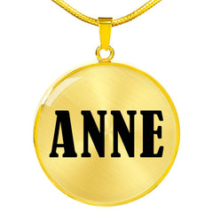Anne v01 - 18k Gold Finished Luxury Necklace