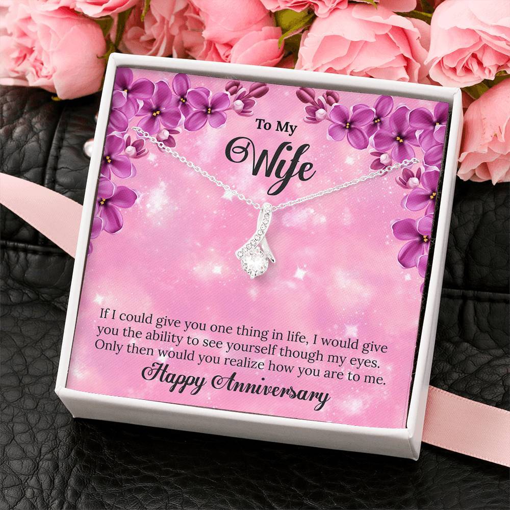 Alluring Beauty Necklace Gift For Wife How You Are To Me