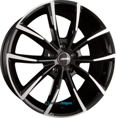 AUTEC ASTANA (AS) 8x19 ET42 5x108 NB63.4 Schwarz Poliert