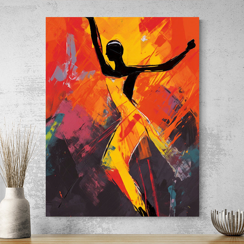 Tableau Danseuse Africaine — décoration murale sur toile ou verre acrylique