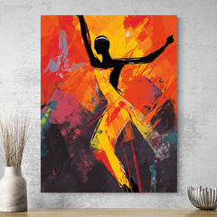 Tableau Danseuse Africaine — décoration murale sur toile ou verre acrylique