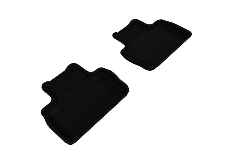 3D MAXpider 2006-2013 Lexus IS Kagu 2nd Row Floormats - Black-SR1 Performance
