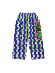 Loros Wavy Pants Navy Blue Maison Mangostan BEBE Concept