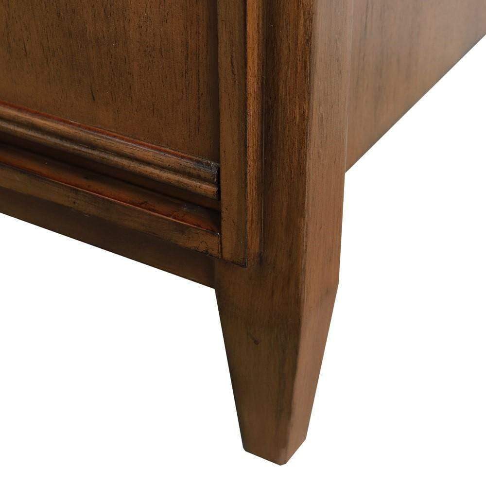 Bellaterra Home Vanity BellaTerra Home 31" Single sink vanity in Walnut finish with Gray granite with round sink 400901-31-WA-GYRD