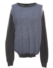 Blue Long Sleeved Jumper - XL