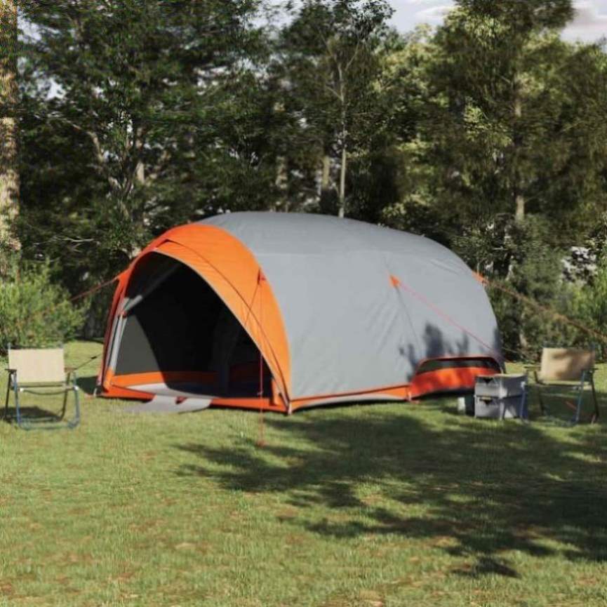 Tunnel tent Grey and Orange 410 x 285 x 198 cm Taffeta 42001180