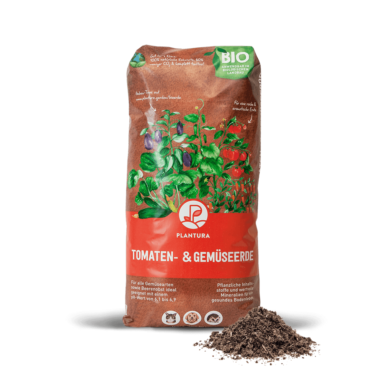 Bio-Gemüseerde von Plantura
