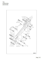 Bobcat 444 Compact Excavator Parts Catalog Manual Instant PDF