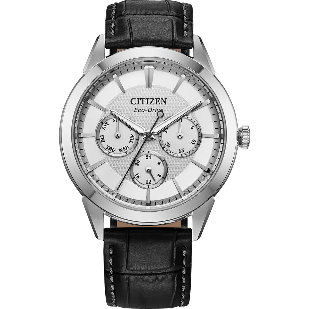 Citizen Eco Drive Mens Chronograph Strap Watch