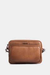 Kansas 2 Hands-Free Leather Bag for Men Slim