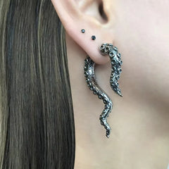Octopus Tentacle Dangle Earrings