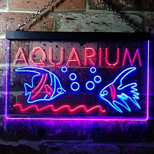 Fish Aquarium LED Light Sign - LED Gift Works