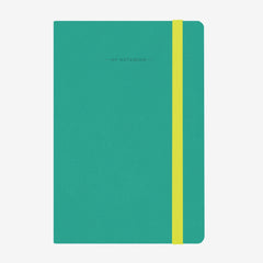 Medium Squared Turquoise Notebook