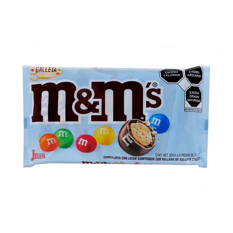 M&MS GALLETA 6P/38 GR