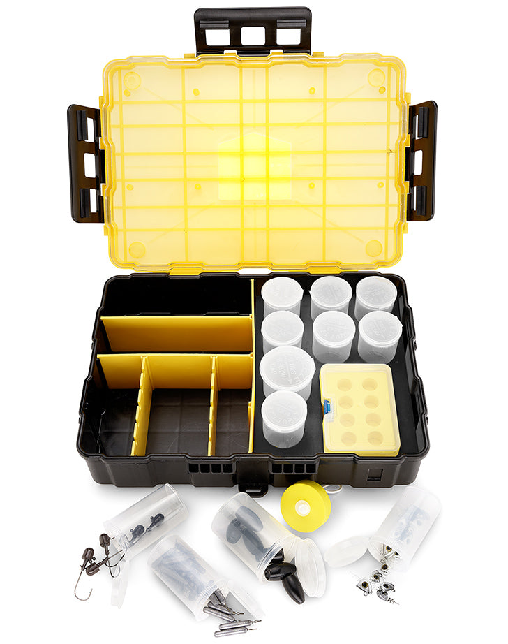 Cal Coast Fishing Battle Box with Ammo Cans, Dividers and Tackle Mag