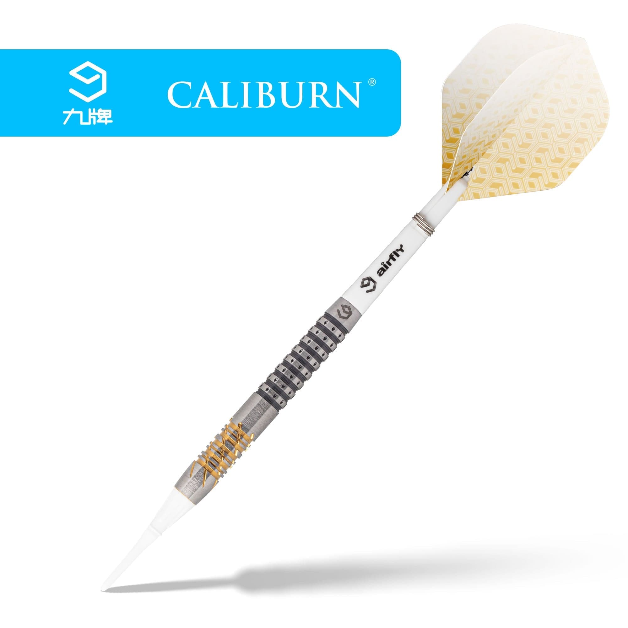 *Caliburn Player Darts - Soft Tip - 95% - Black & Gold - Sandy II