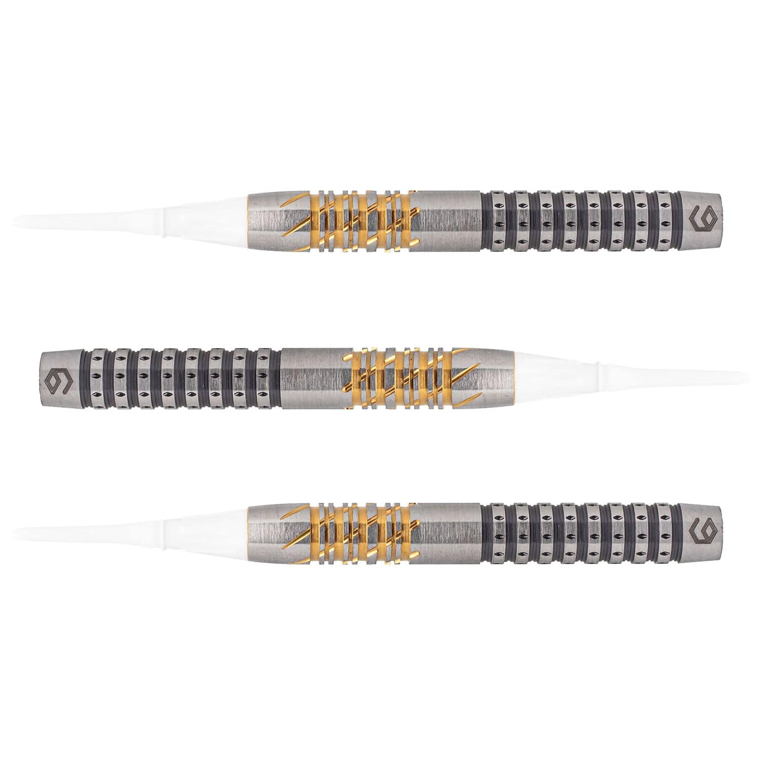 *Caliburn Player Darts - Soft Tip - 95% - Black & Gold - Sandy II