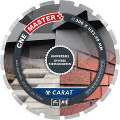 Carat CNE MASTER Diamantzaag universeel 350x25,4mm - CNEM350400 - - - Mastertools.nl