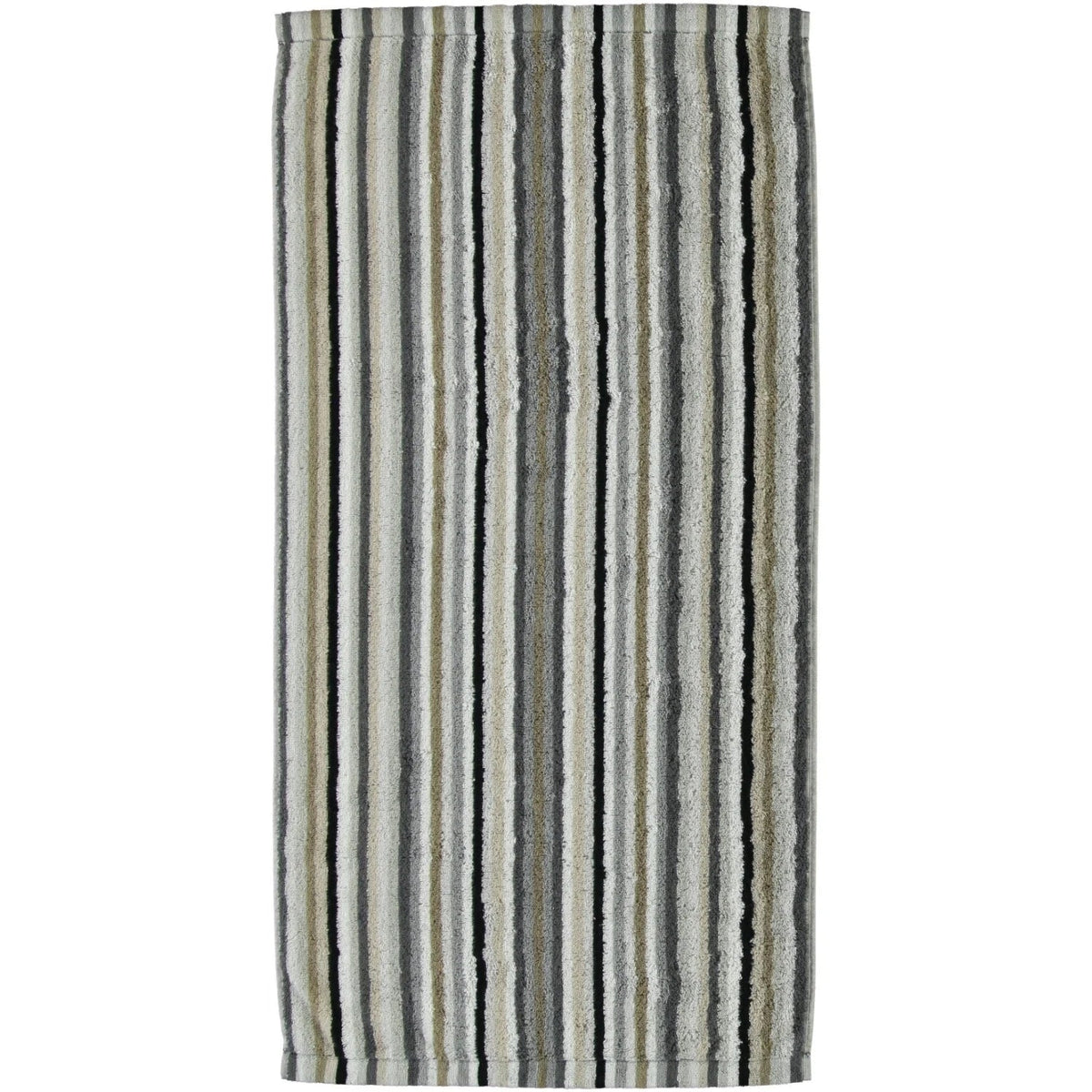 Cawo LifeStyle Handdoek Block kiezel 50x100 cm