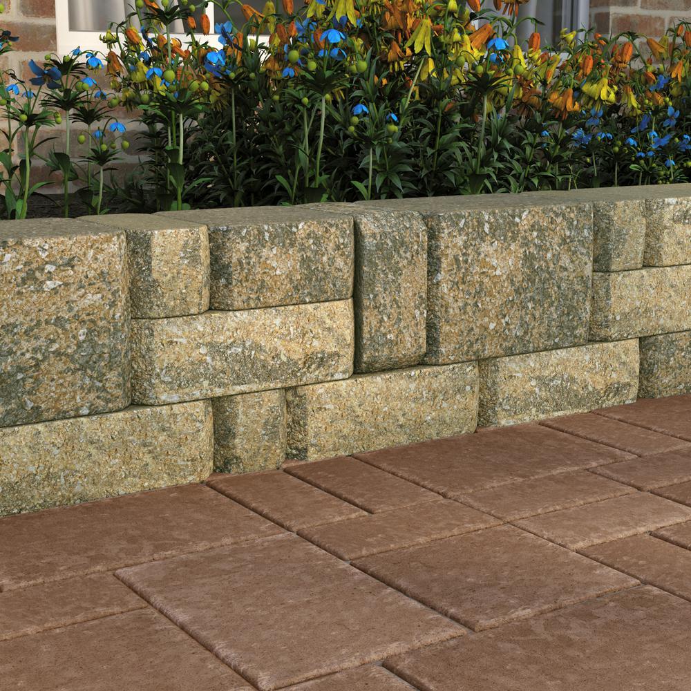 Pavestone SplitRock 10.5 in. x 3.5 in. x 4 in. Palomino Concrete Edger (168 Pcs. / 147 Lin. ft. / Pallet) - Super Arbor