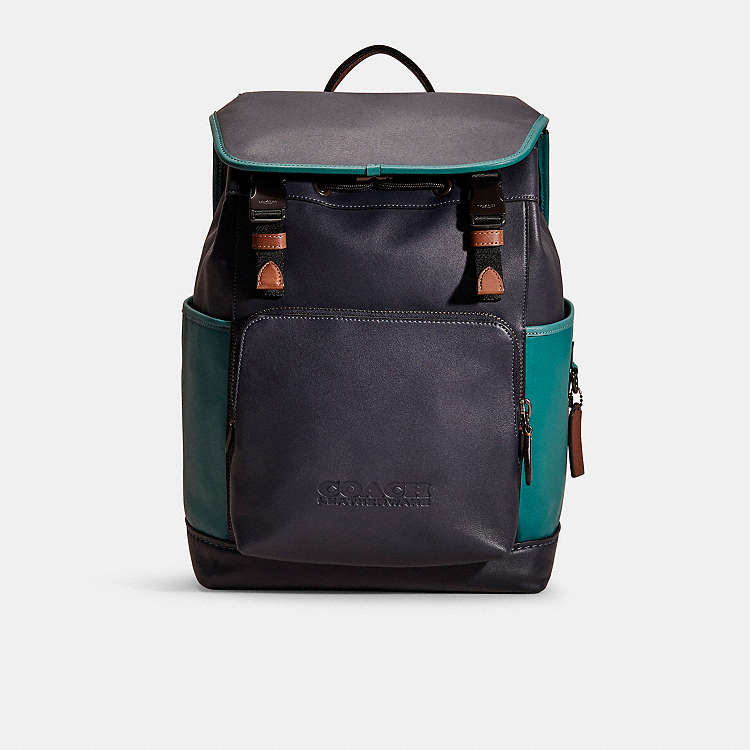 Restored League Flap Backpack In Colorblock | Bags | Coach
