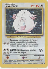 Chansey Pokemon Base Set Holo French 3 MP - Collector Store LLC