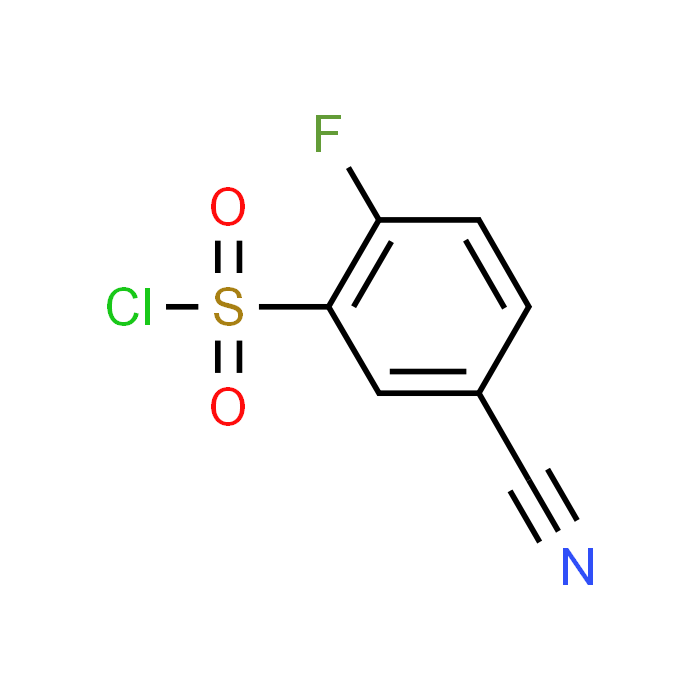 5-Cyano-2-fluorobenzene-1-sulfonyl chloride