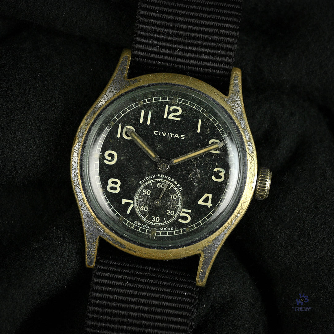 Civitas Military Wristwatch Vintage Watch Specialist