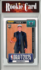 Certified Mint+ Kon Knueppel 2025 Panini Instant #NBADN-4 Draft 2028 Rookie Card Charlotte Hornets