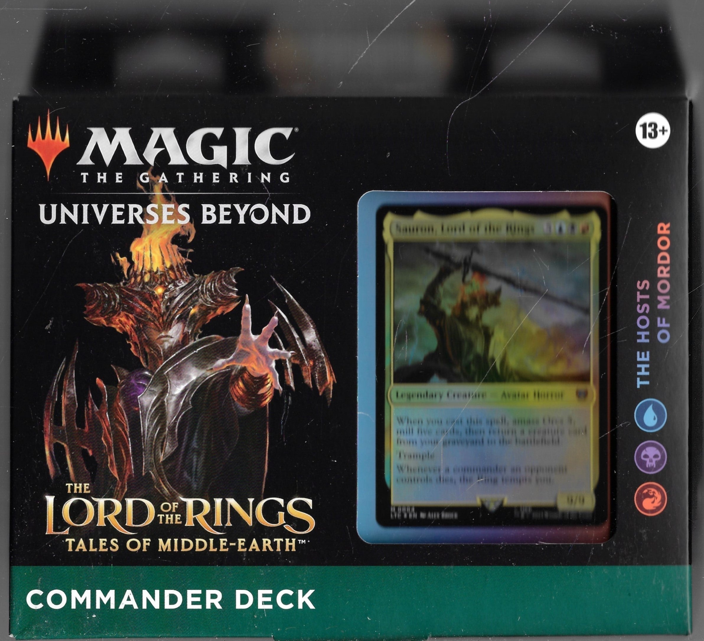 Lord of the Rings Commander Deck Hosts of Mordor - MTG - Magic The Gathering