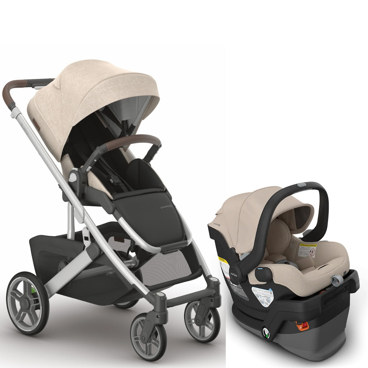 Cruz V3 Stroller + Mesa V3 Travel System Strollers - Travel Systems UPPAbaby