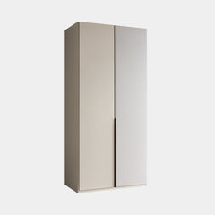 Varnell - 2 Door Glass Mirrored Wardrobe Champagne Glass