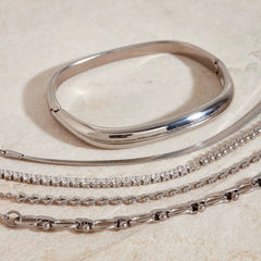 5pc Buckle Square Bracelet Stack