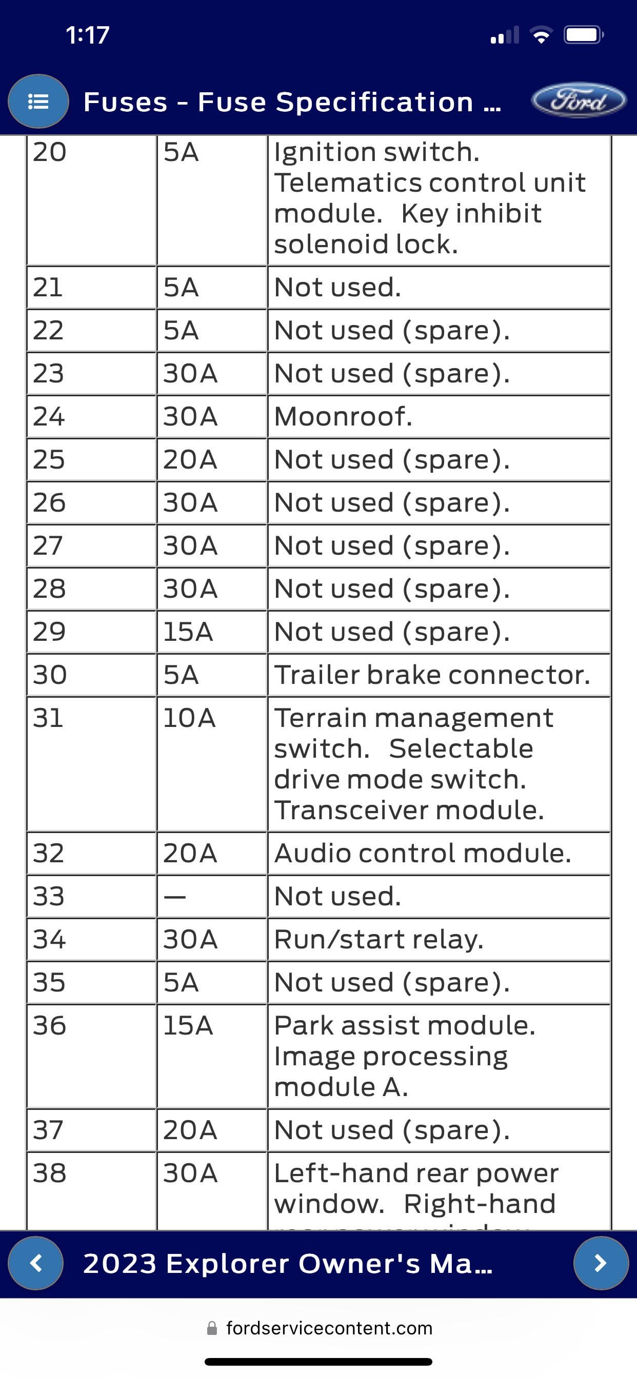 Dash cam install / fuse selection help : r/FordExplorer