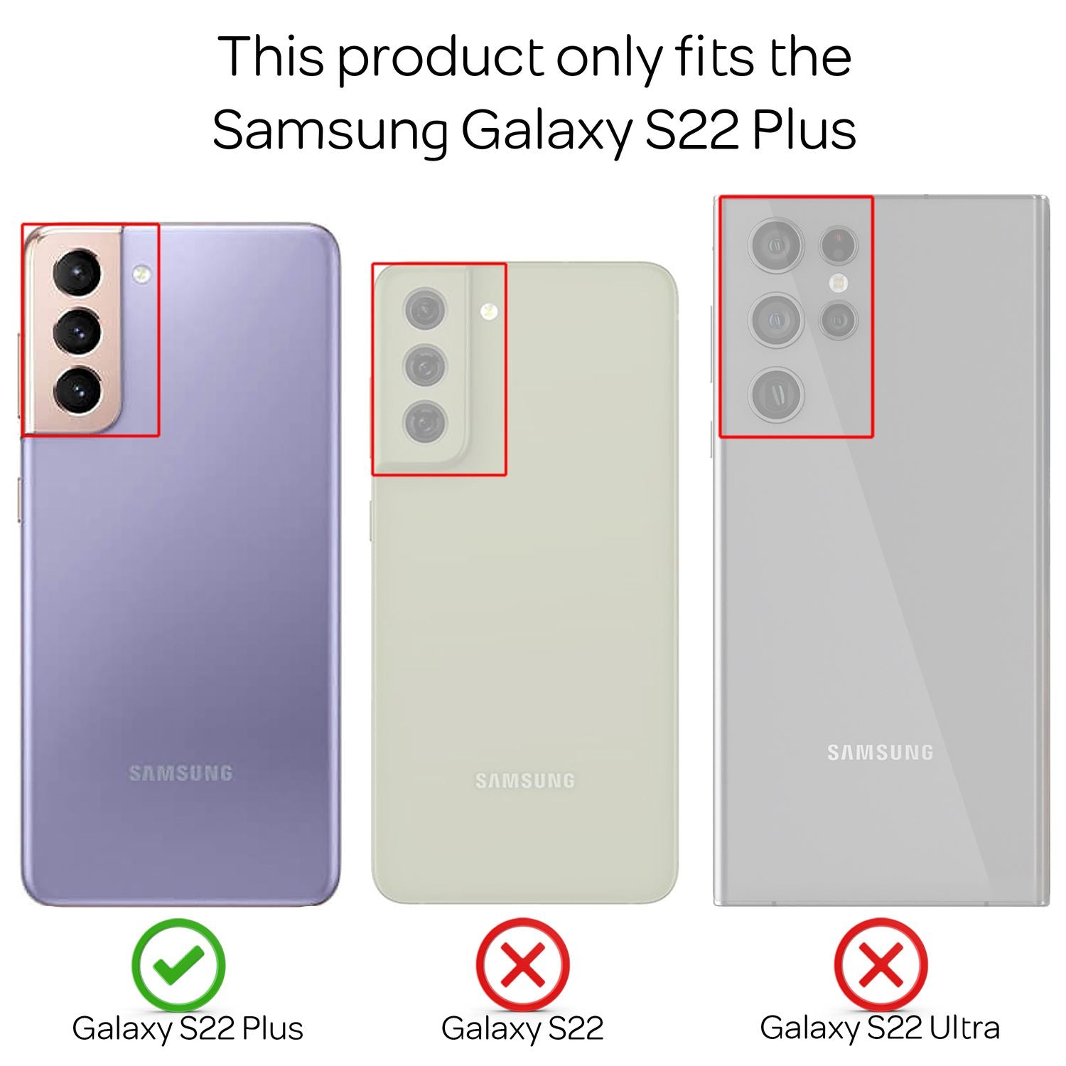 NALIA Ultra-Dünnes Hardcase für Samsung Galaxy S22 Plus Weiß NALIA SlimFit Hülle