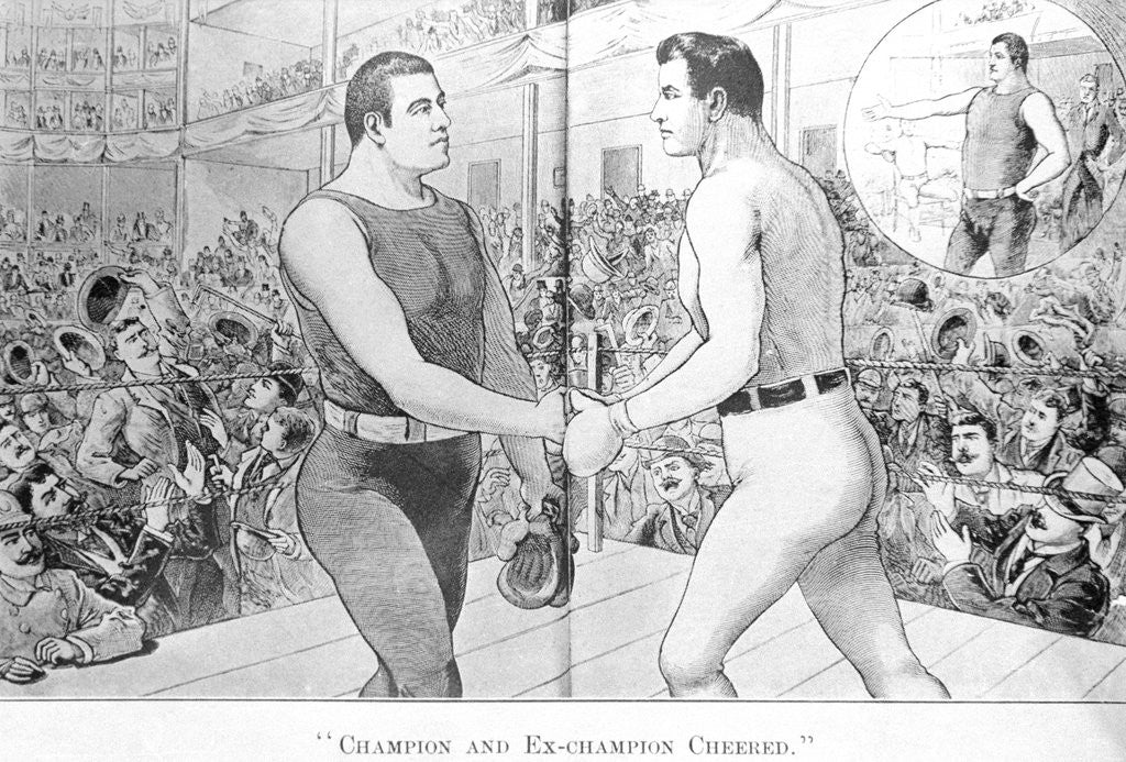 Champion and Ex-Champion Cheered Print