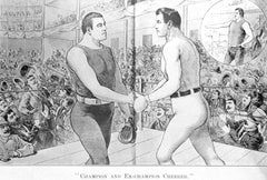 Champion and Ex-Champion Cheered Print